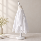 Robe de baptême fille à manches longues – Adèle